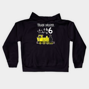 Train Driver 6 Year Old Kids Steam Engine Kids Hoodie